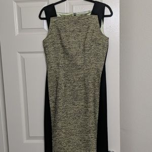 T. Tahari Black and Tweed knee dress